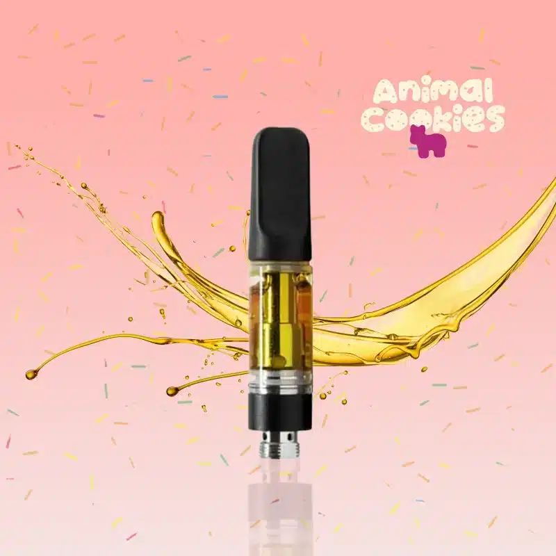 A vape cart of THCa strain animal cookies potent and pure cheap thca carts