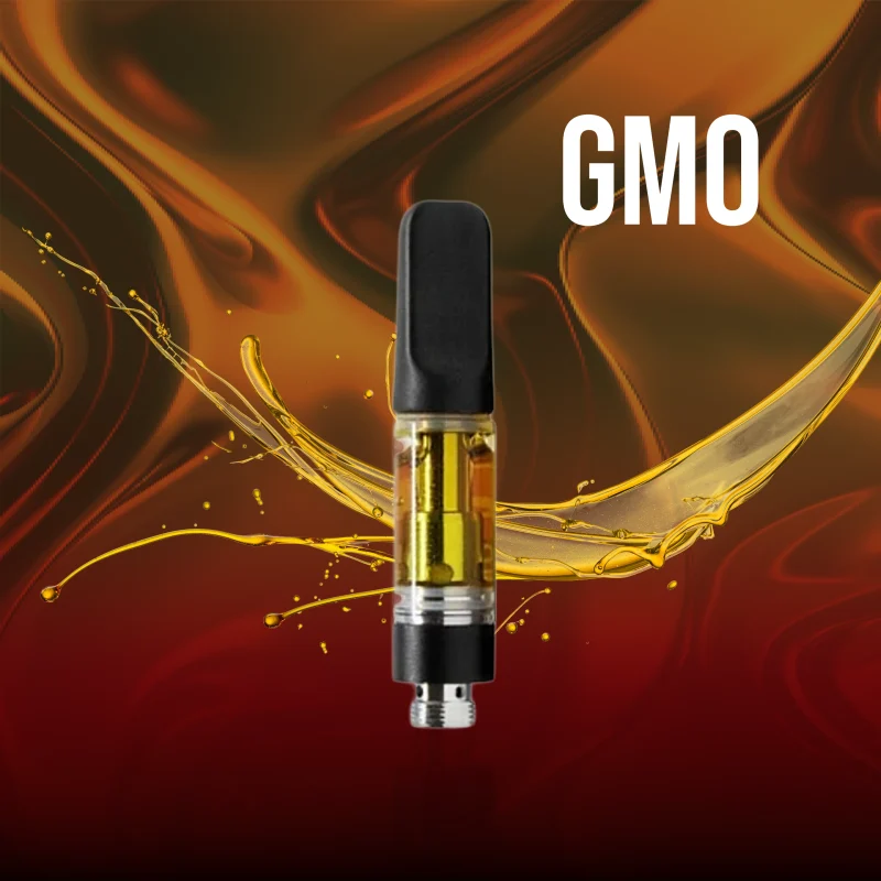 Vape cart with red background