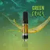 A vape cart of THCa strain green crack potent and pure cheap thca carts