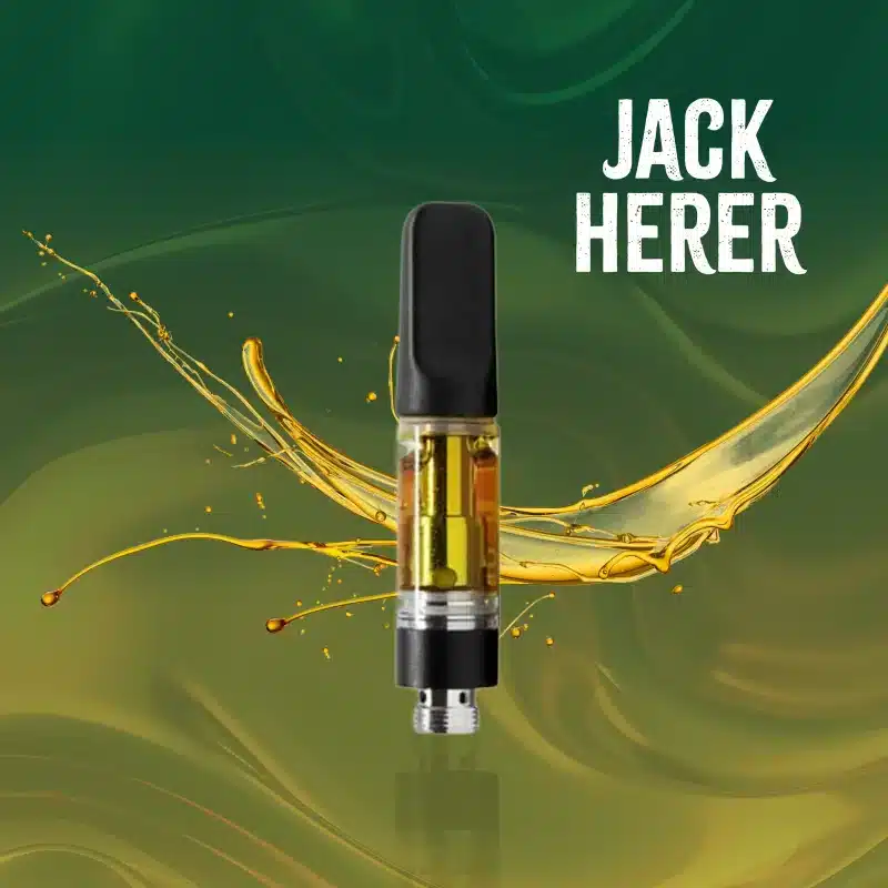 A vape cart of THCa strain jack herer potent and pure cheap thca carts