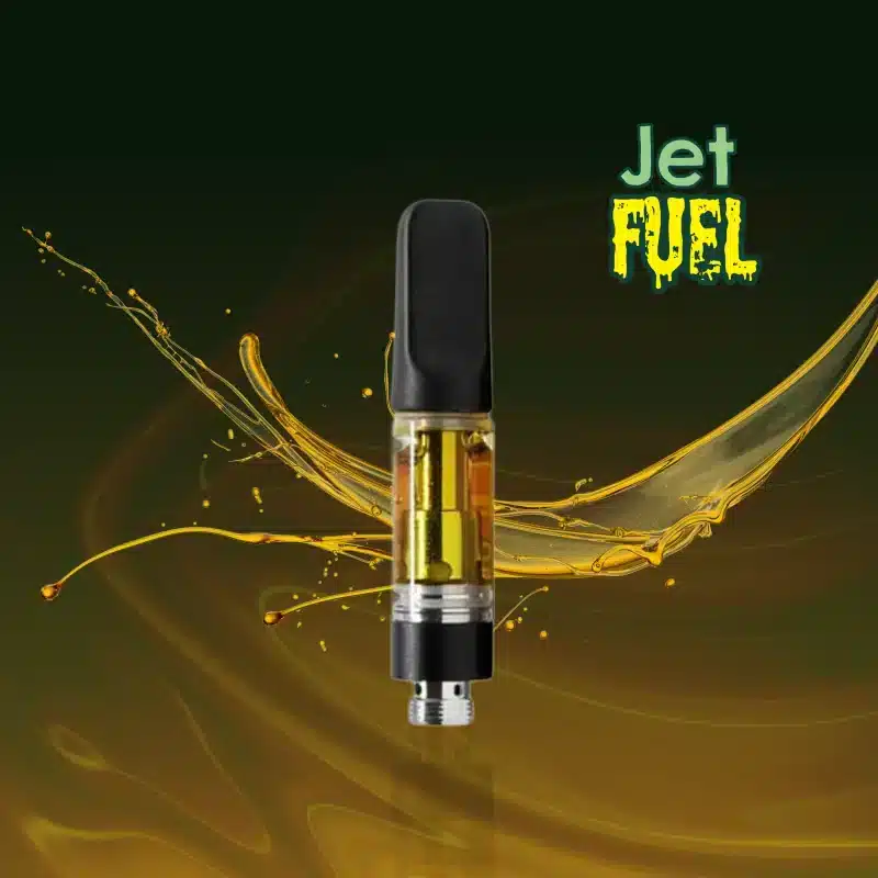 A vape cart of THCa strain jet fuel potent and pure cheap thca carts