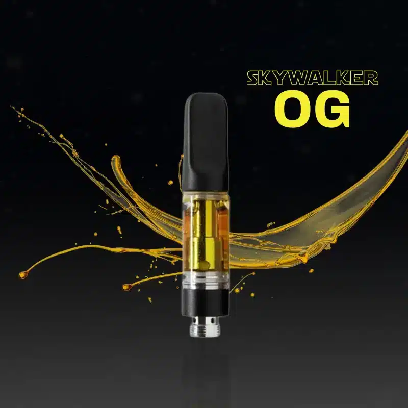 A vape cart of THCa strain skywalker og potent and pure cheap thca carts