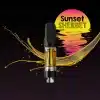 A vape cart of THCa strain sunset sherbet potent and pure cheap thca carts