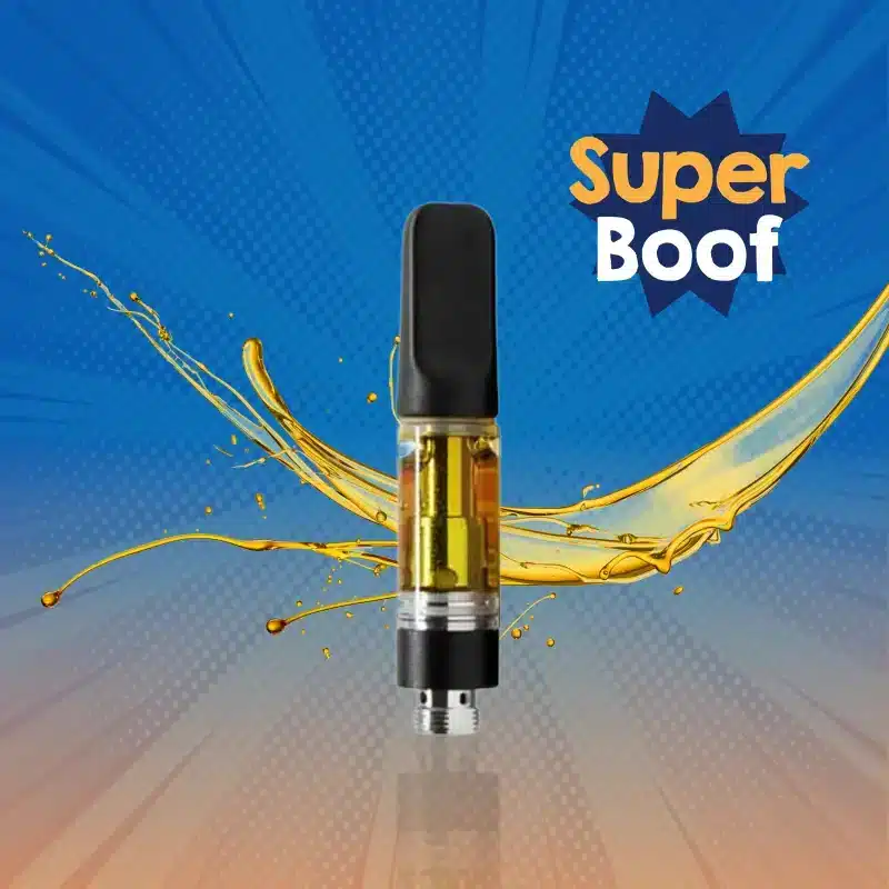 A vape cart of THCa strain super boof potent and pure cheap thca carts