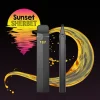 black vaping device with thca distillate Sunset sherbet