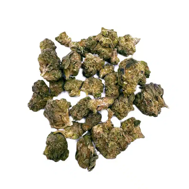 a pile of buds of thca flower smalls