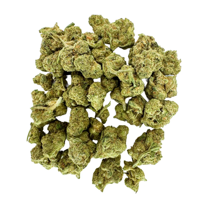 a bunch of thca flower small buds